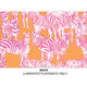 Pink and Orange Zebras Placemats Image 2 of 2